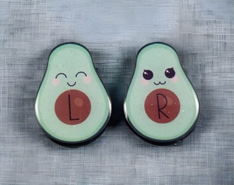 Kawaii Avocado Xray Marker Set With Initials