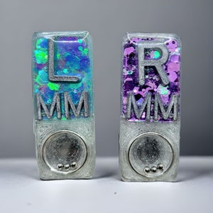 MINI Glitter Xray Marker Set with Positioning BBs - 2 initials only