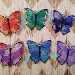Watercolor Butterfly Xray Markers