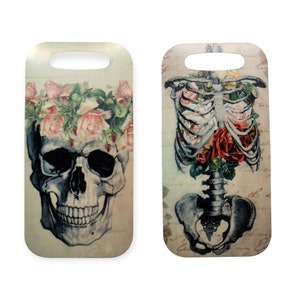 Floral Skull Xray Marker Holder