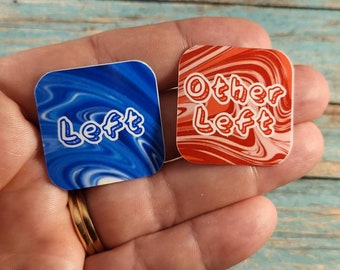 Left and Other Left Marble Swirl Xray Marker Set