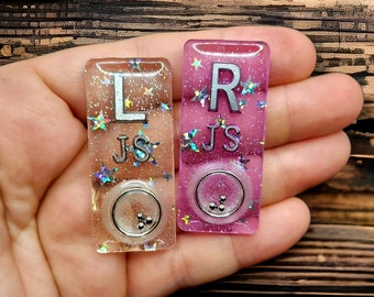 Xray Marker Set with Positioning BBs Holographic Stars