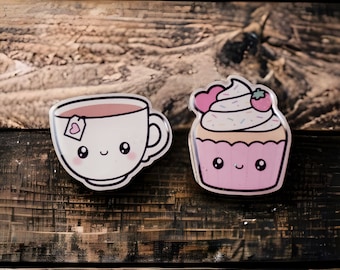 Hot Tea and Cupcake Kawaii Xray Marker Set