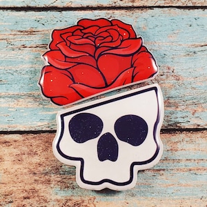 Split Rose Skull Xray Marker Set