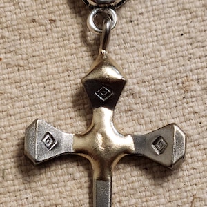 Horseshoe Nail Cross Zipper Pull Handbag Backpack Charm