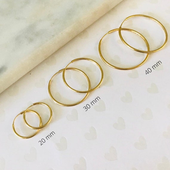 Small Endless Hoop Earrings Earring Wires Earring Hook Tiny - Etsy