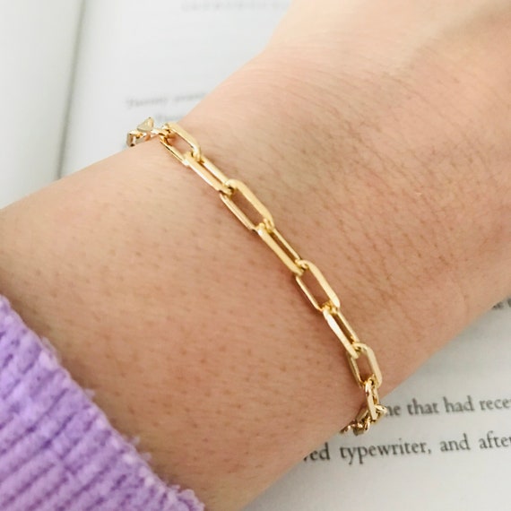 Stack Bracelet Gold Filled Bracelet Gold Chain Bracelet 