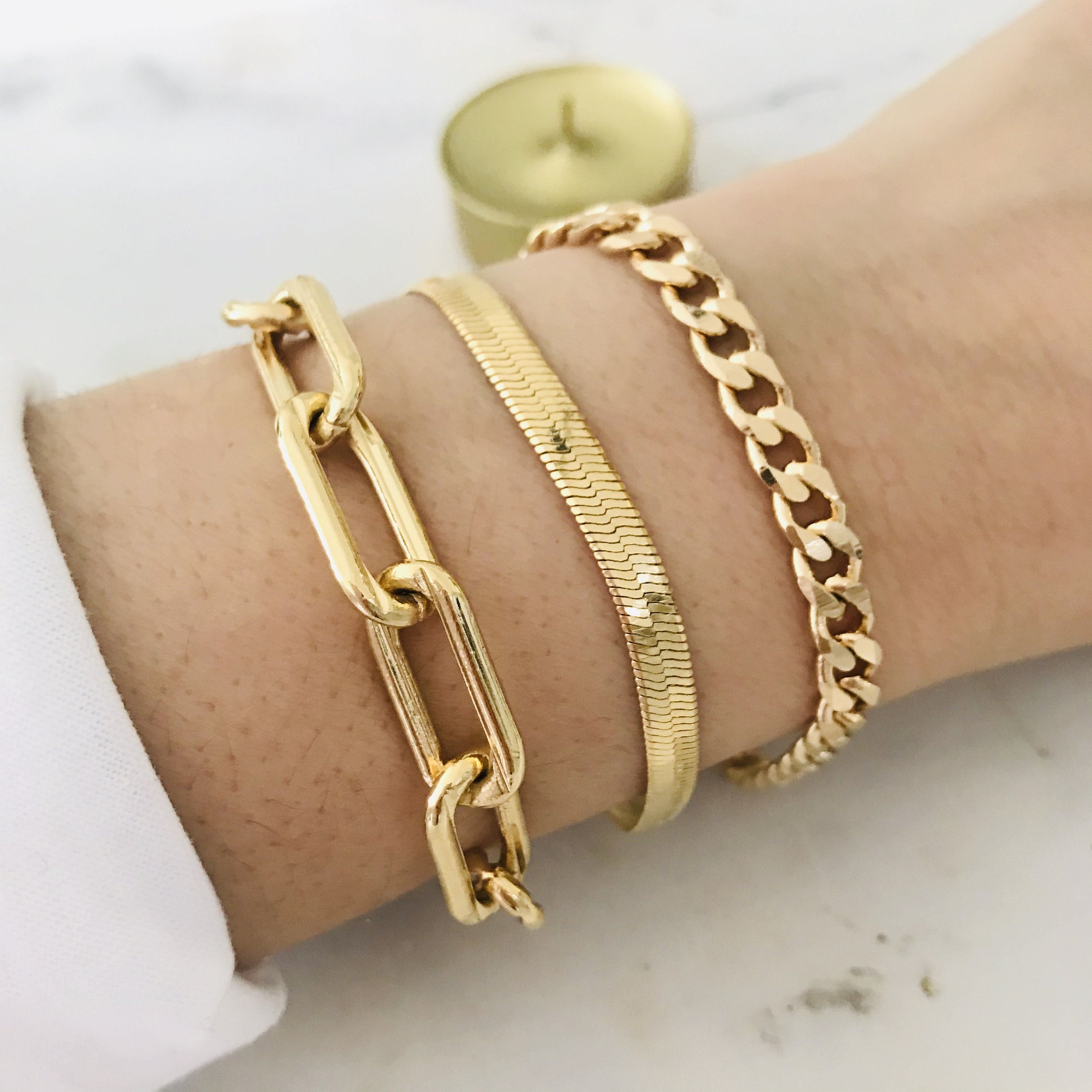 Claire Chunky Link Bracelet – Kate Gates Jewelry