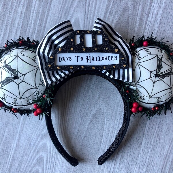 Countdown to Halloween (Write-In Countdown!) | Nightmare Mouse Ears | Headband