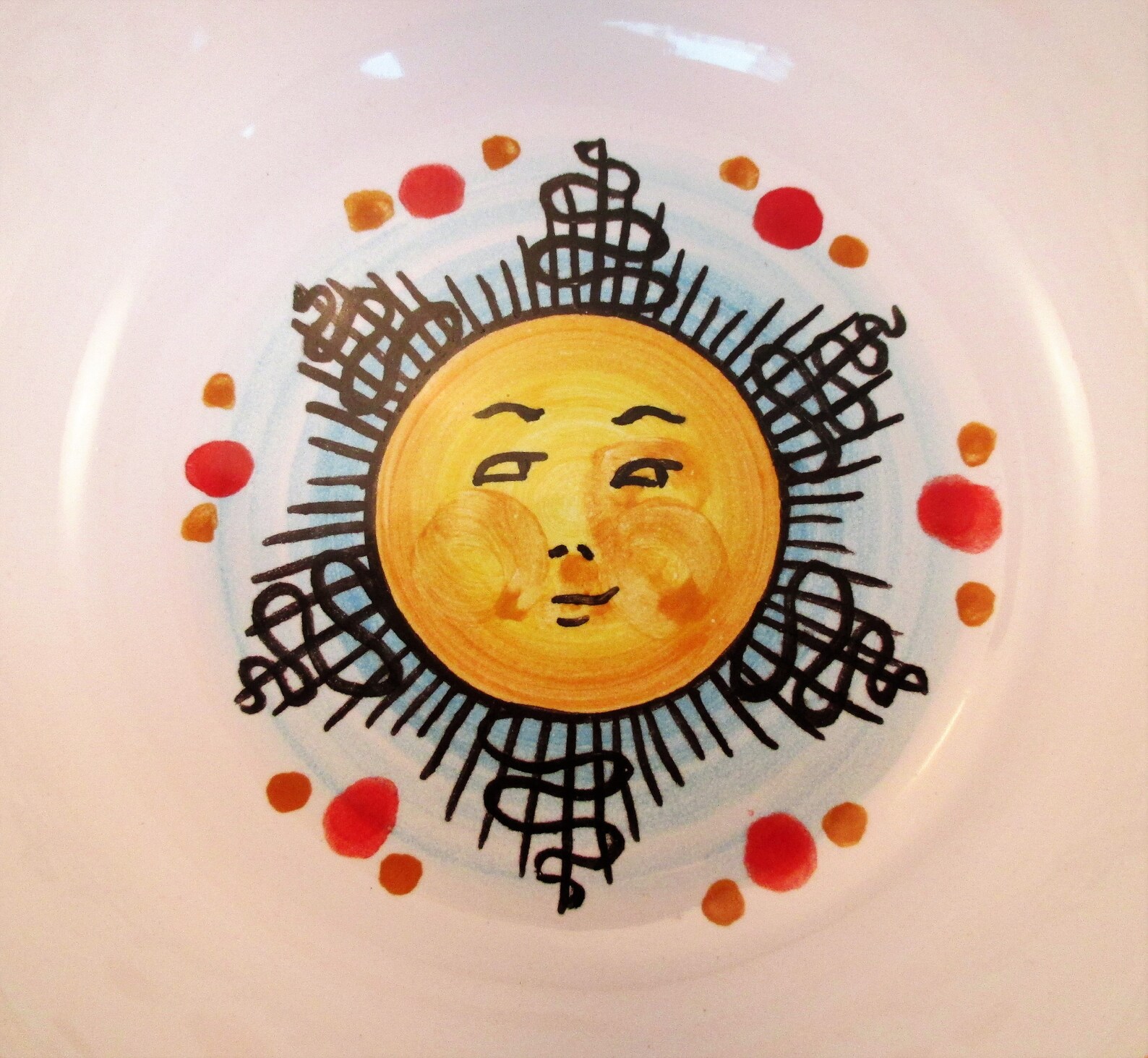 Handpainted Ceramic Ashtray Etsy