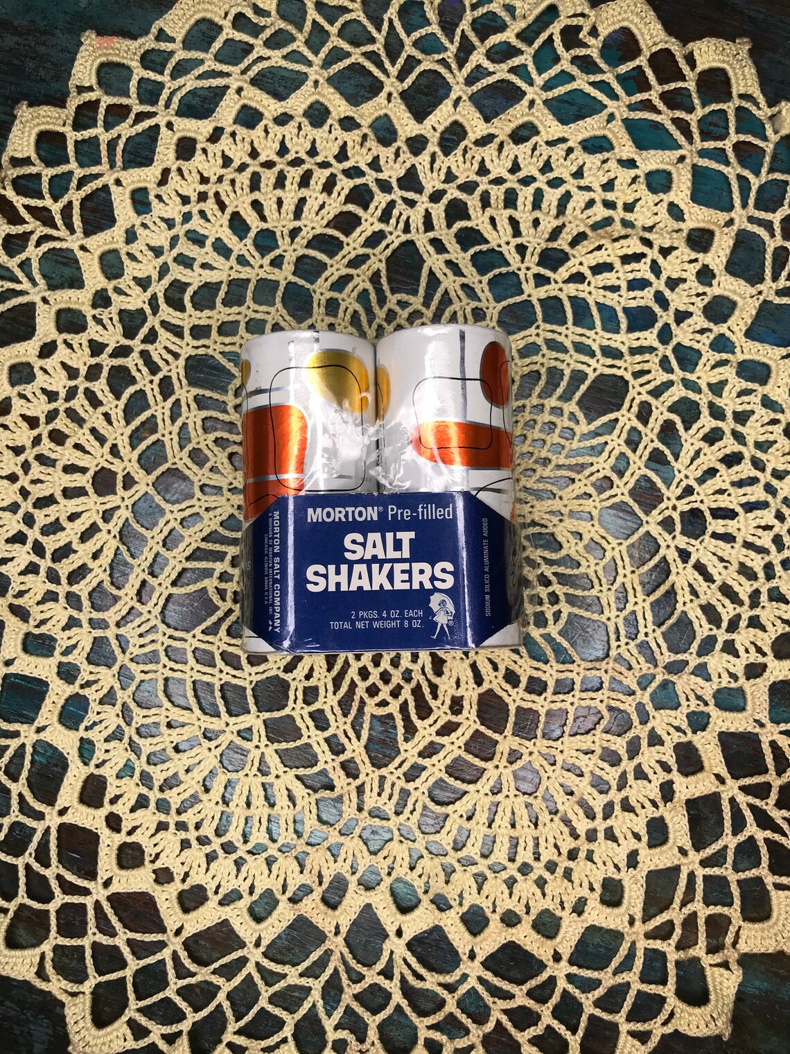 1960s Prefilled Morton Salt Shakers Etsy