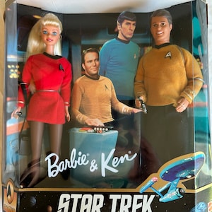 Barbie & Ken Star Trek 30th Anniversary Giftset, Vintage Mattel 1996