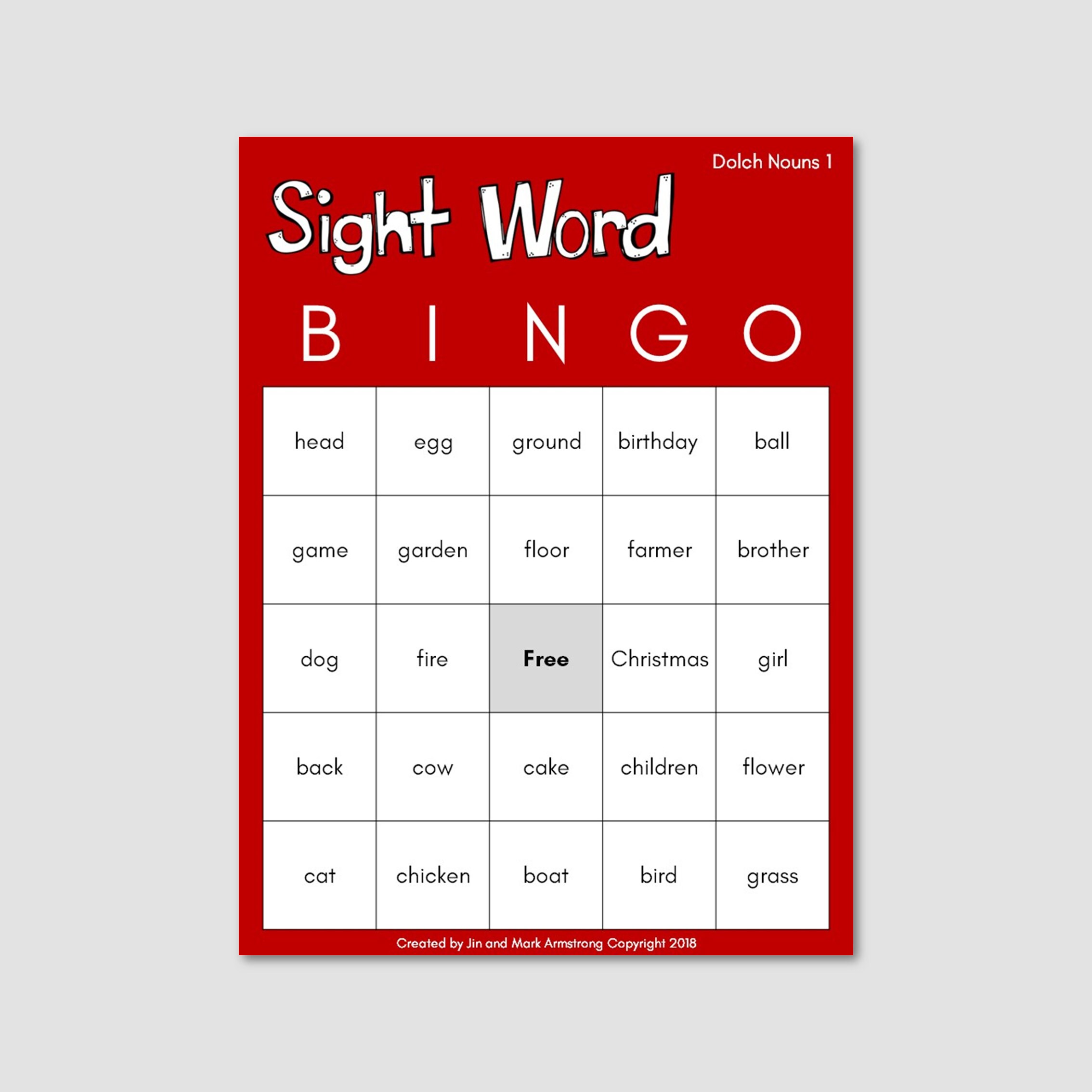 dolch-nouns-sight-word-bingo-flashcards-dominoes-uno-etsy-uk