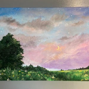 Hand painted Acrylic Nature Painting