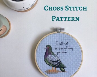 Morally Untidy Cross Stitch