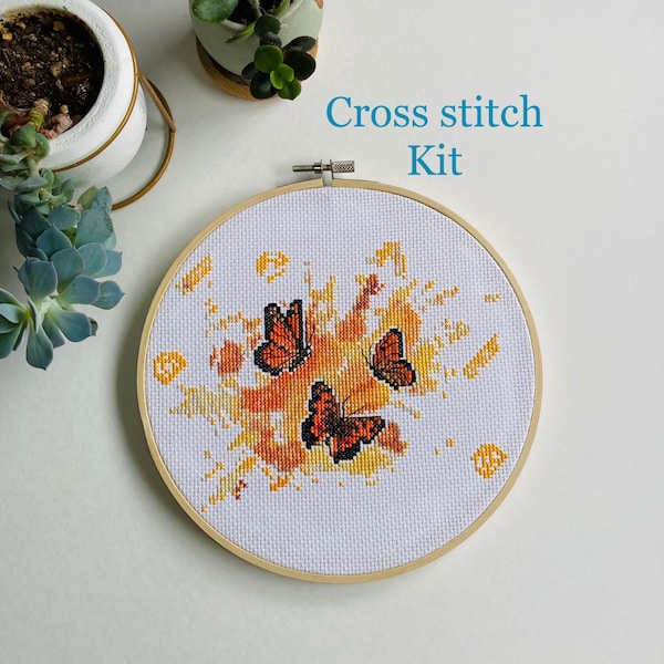Beginner Cross Stitch Kit Etsy