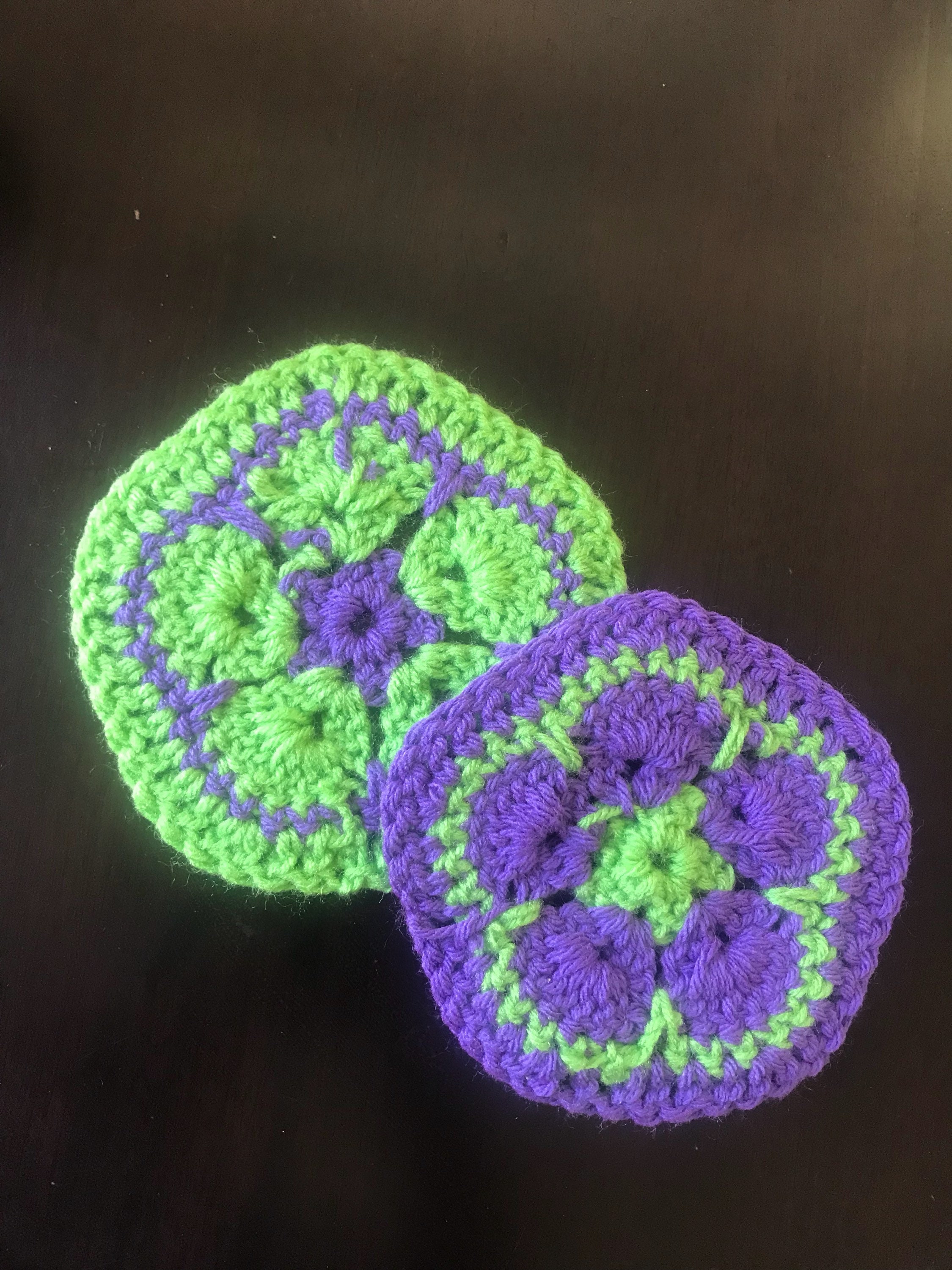 Handmade Crochet Coaster Hexagon 2pc Etsy Singapore