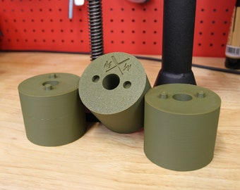 Espaceurs imprimés en 3D pour club lourd réglable Adex - 3 pièces - Vert armée