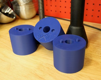 Espaciadores impresos en 3D para Adex ajustable Heavy Club - 3 piezas - Azul