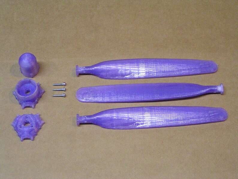 F4U Corsair 3blade Propeller STL Files for 3D Printing Sculpting
