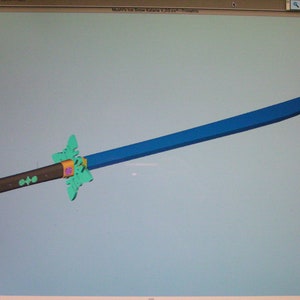 STL Files | Vivi (Mushi) Katana Sword from Mystery Skulls Animated Hellbent | For 3D Printing at home.