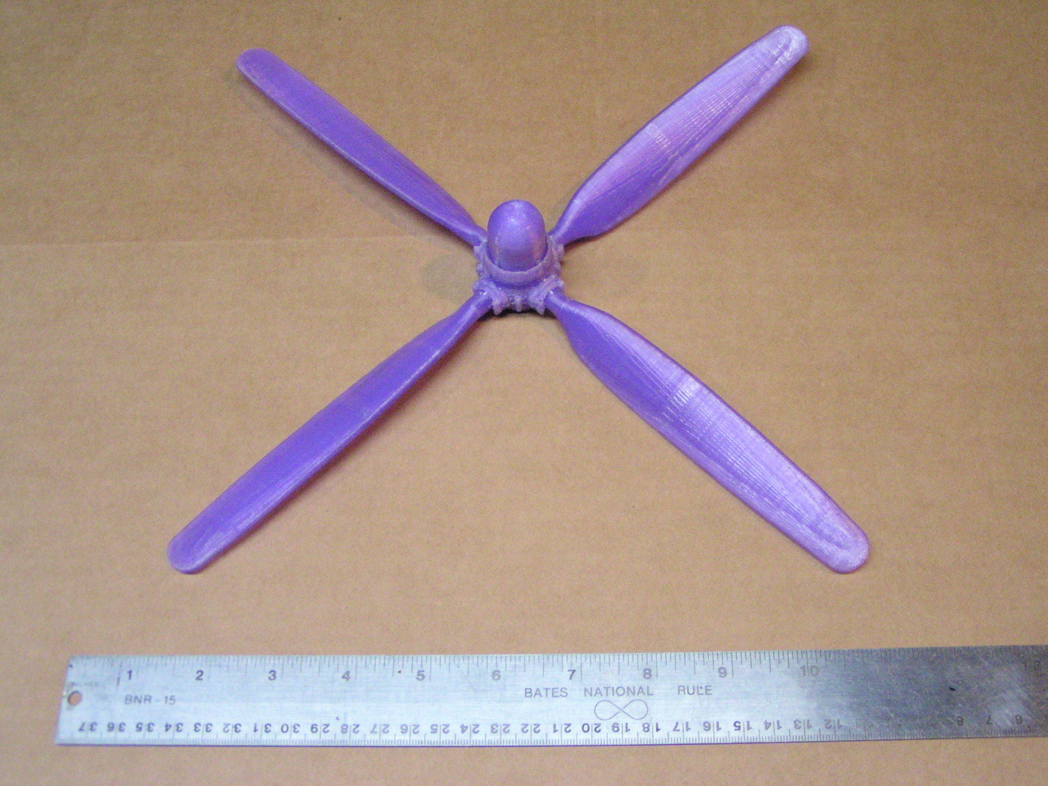 STL Files F4U Corsair 4blade Propeller for 3D Printing at Home. Etsy
