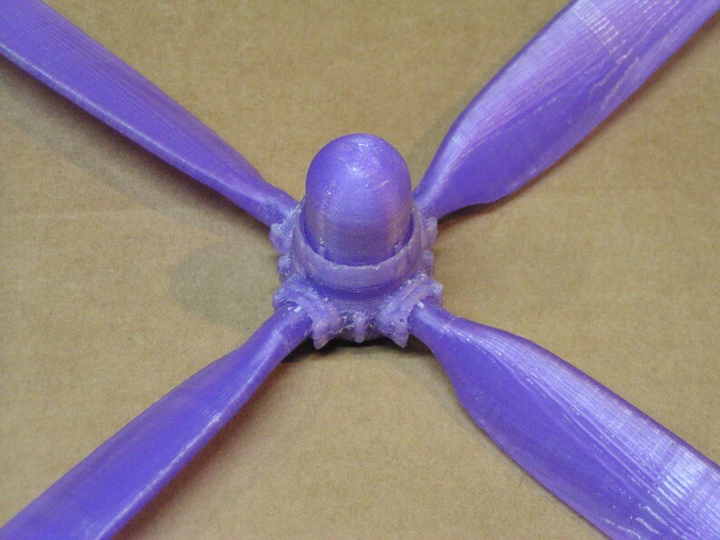 STL Files F4U Corsair 4blade Propeller for 3D Printing at Home. Etsy