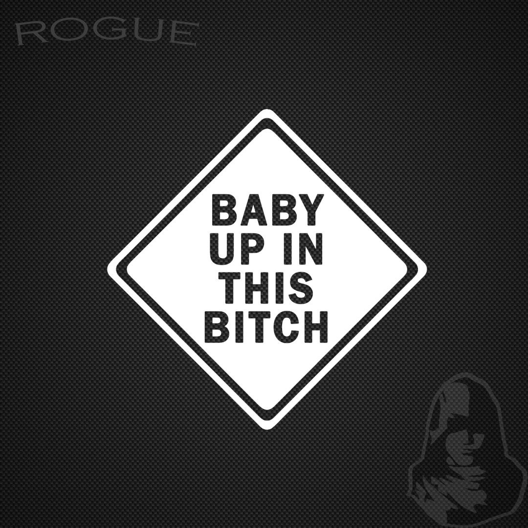 Funny Baby On Board Vinyl Decal Etsy