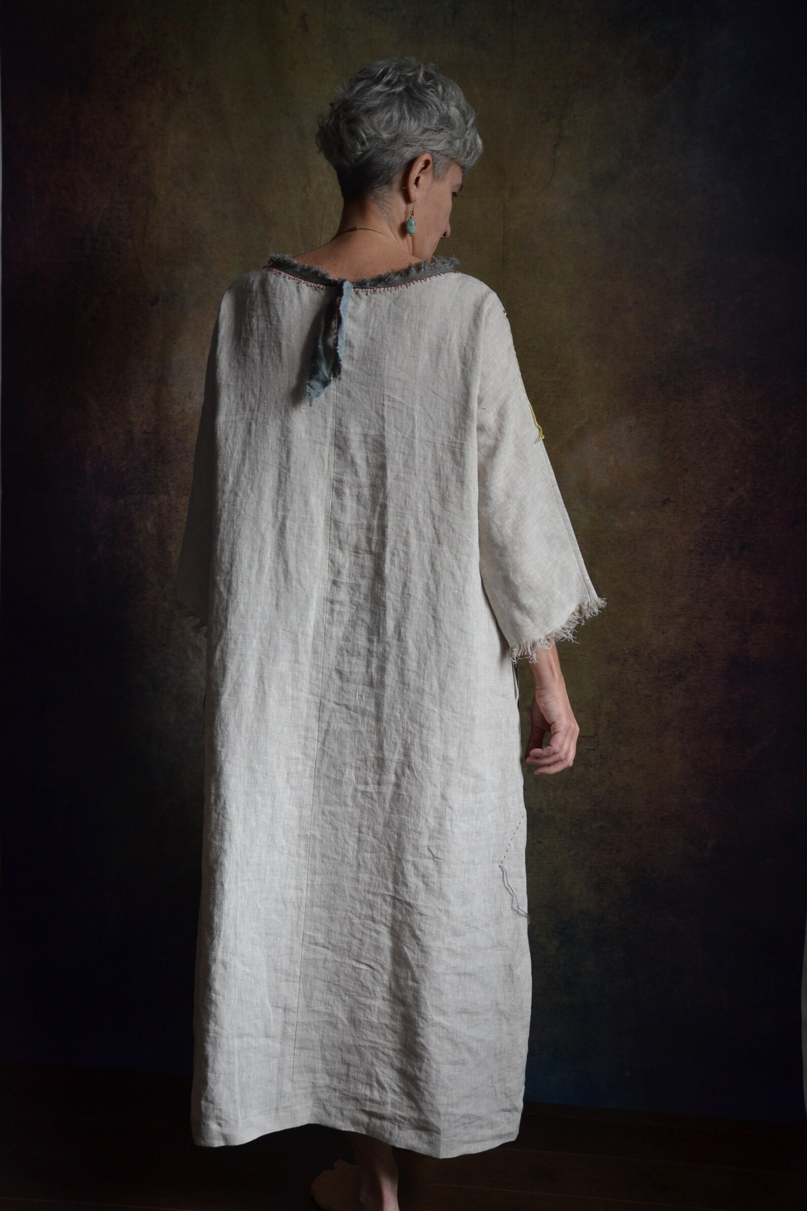 Japanese Collection. Linen Dress Japanese Style.hand Made Etsy