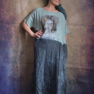 Forest Girl Linen Embroidered Skirt