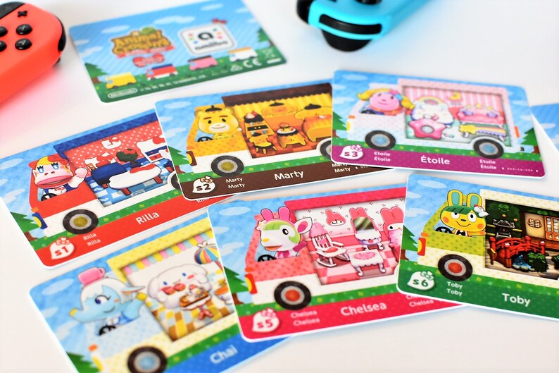 Animal Crossing x Sanrio Cards or CoinsCanadian Seller Etsy