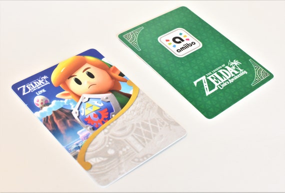 link's awakening amiibo card