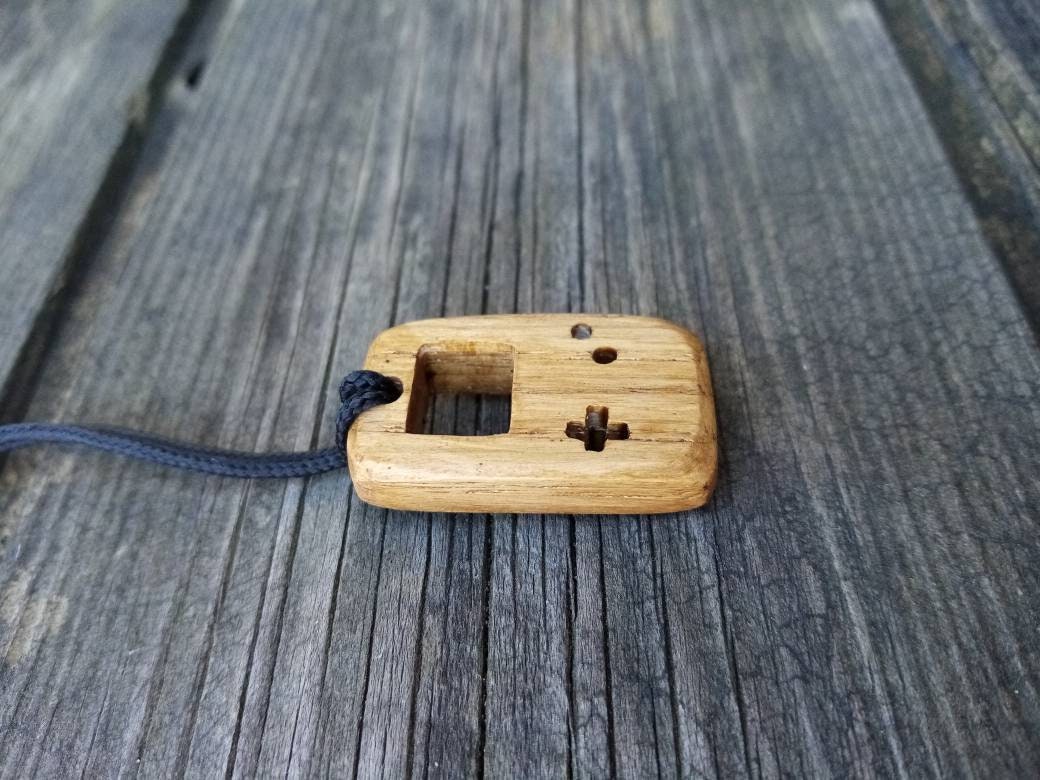 Gameboy Necklace Gaming Necklace Wooden Gameboy Wooden Etsy UK