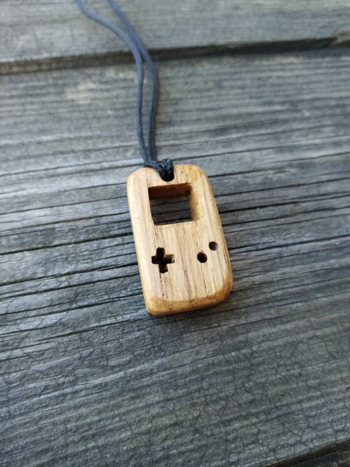 Gameboy Necklace Gaming Necklace Wooden Gameboy Wooden Etsy