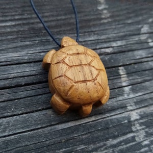 Turtle Pendant Necklace, Tortoise Pendant Necklace, Animal Necklace Pendant, Wooden Necklace Pendant, Handmade Turtle Pendant Necklace, Cute