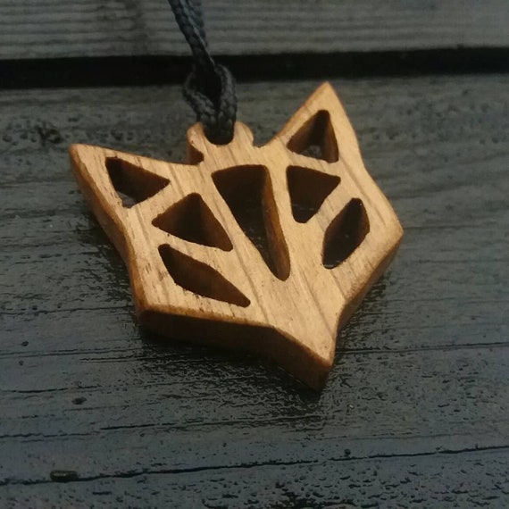 Geometric fox best sale necklace