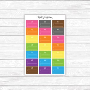FU-56 // To Do Half Box Planner Stickers