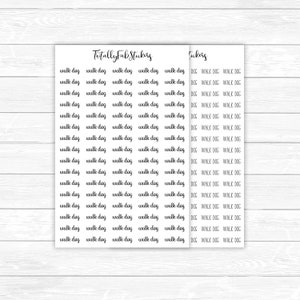 SC-3 // Walk Dog Script Planner Stickers