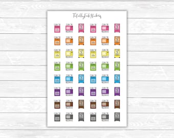 FU-52 // Clean Oven, Fridge, & Microwave Planner Stickers