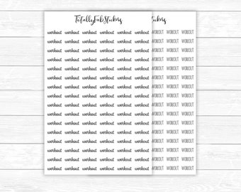 SC-1 // Workout Script Planner Stickers