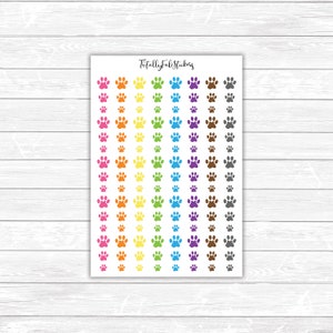 IC-12 // Animal Paws Icon Planner Stickers