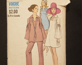 Maternity- Vogue 7842 Dress or Top and pants