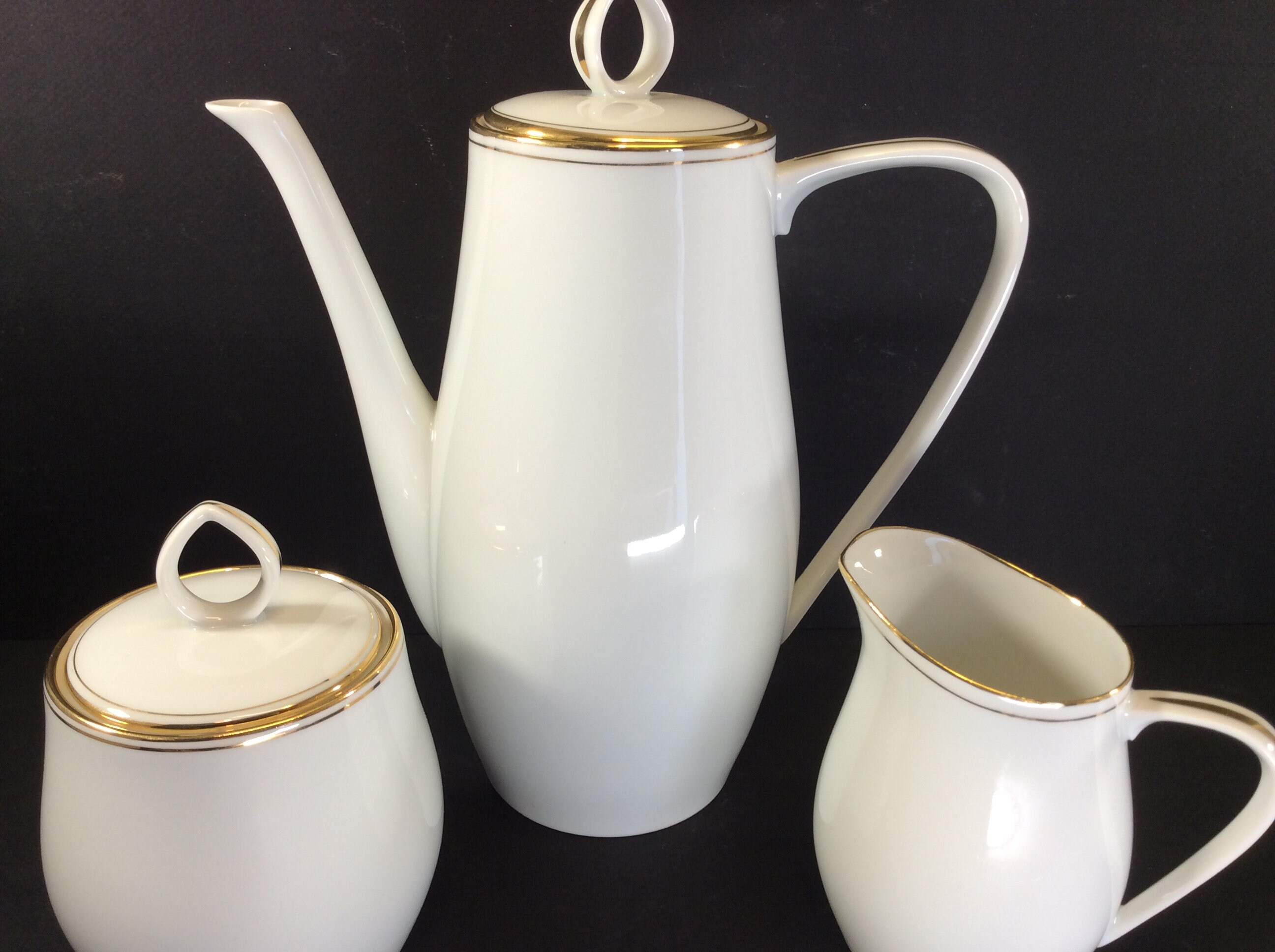 Vintage Mid Century Alexandre Chastagner 3 Pièces Café/Tea Set