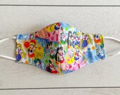 Sailor Scouts Adjustable Pleated or Fitted 3-Layer Face Mask, Filter Pocket (PM 2.5 Filters Available) Australian Made