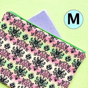 Haunted Wallpaper (Green) POUCH -MEDIUM