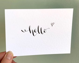 Hello postcards- pack of 8