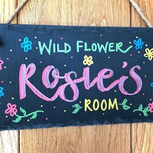 Personalised Slate Room Sign image 1