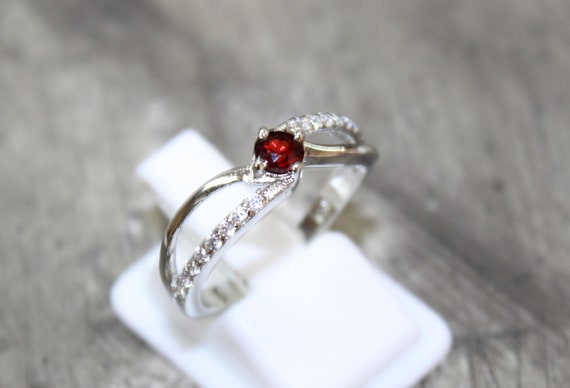 925 STERLING SOLID SILVER HANDMADE RING ALL SIZE NATURAL STAR GARNET GEMSTONE D 925 STERLING SOLID SILVER HANDMADE RING ALL SIZE NATURAL STAR GARNET GEMSTONE D