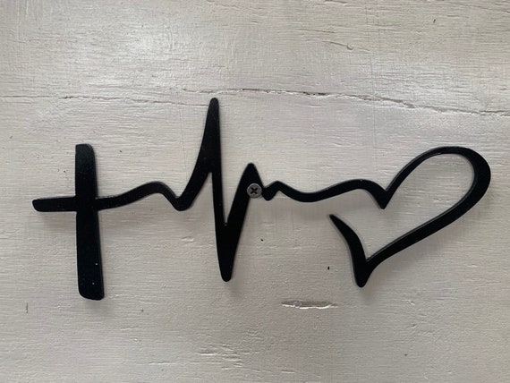 Faith Hope Love Metal Sign Church Decor Valentines Day Gift Etsy