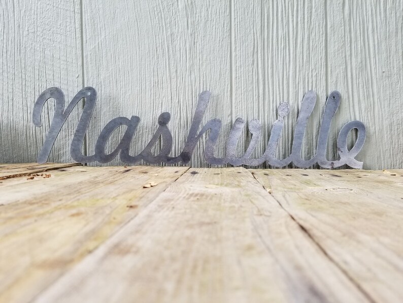 Custom Metal Words Wall Decor Metal Word Art Home Decor Etsy
